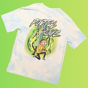 Rick and Morty Tie-Dye T-Shirt Size S